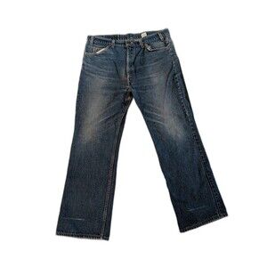 Levi's 517 Bootcut Jeans 40x30 (38x29) Vintage Made In USA Orange Tab 90s Faded